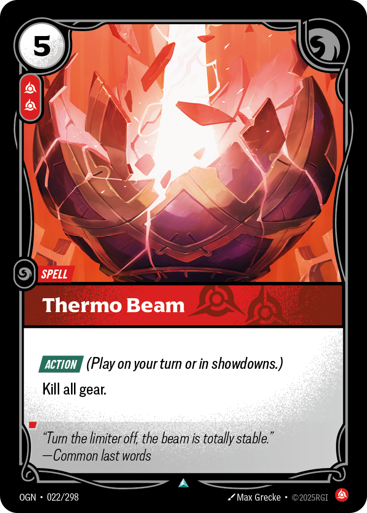 Thermo Beam - OGN 022/298 Chinese Version
