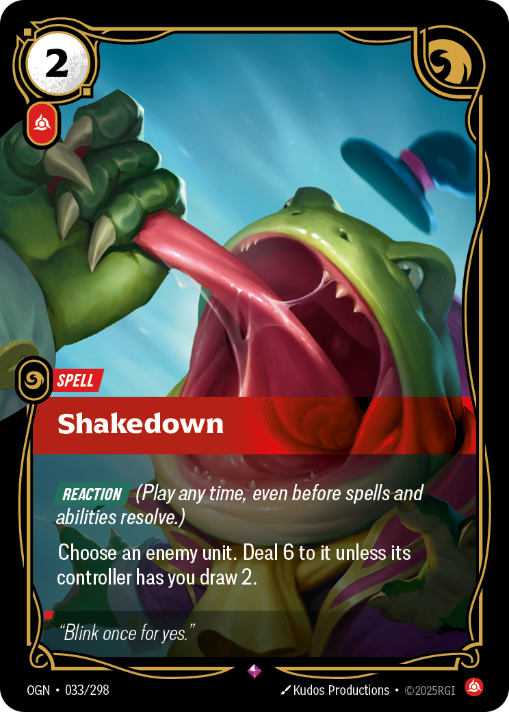 Shakedown - OGN 033/298 Chinese Version