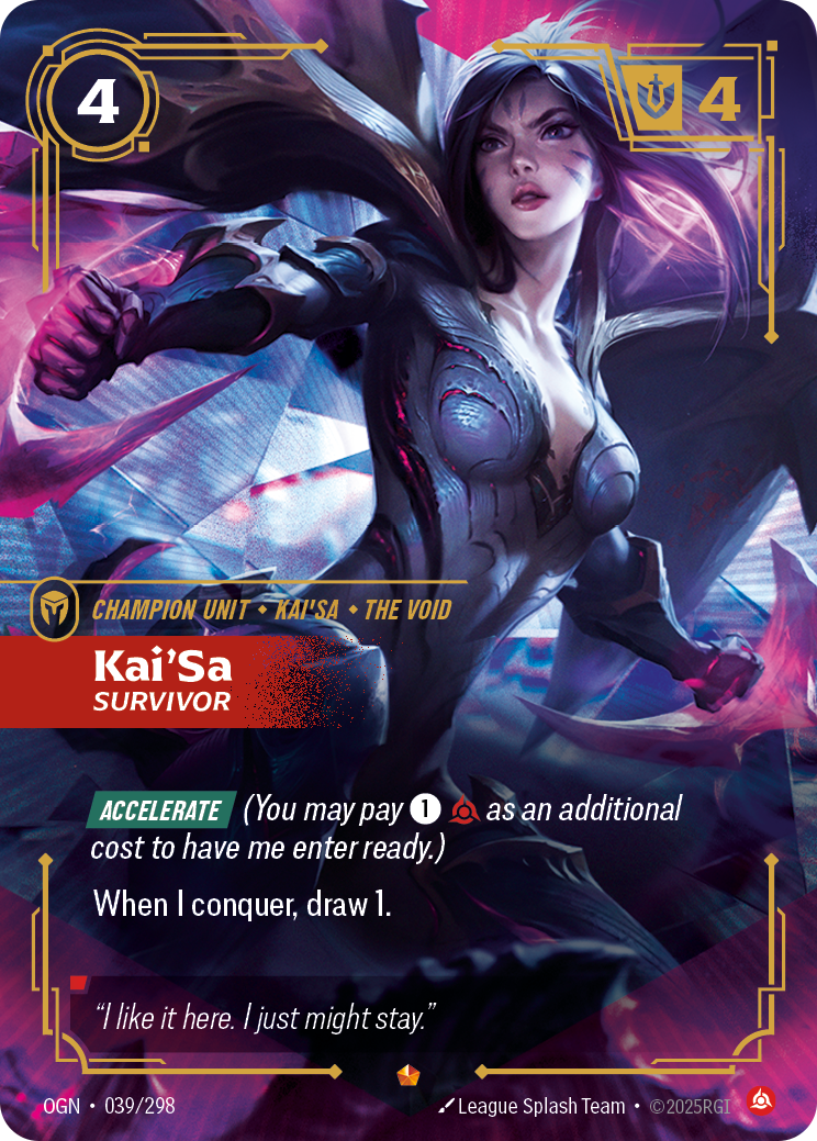 Kai'Sa - OGN 039/298 Chinese Version