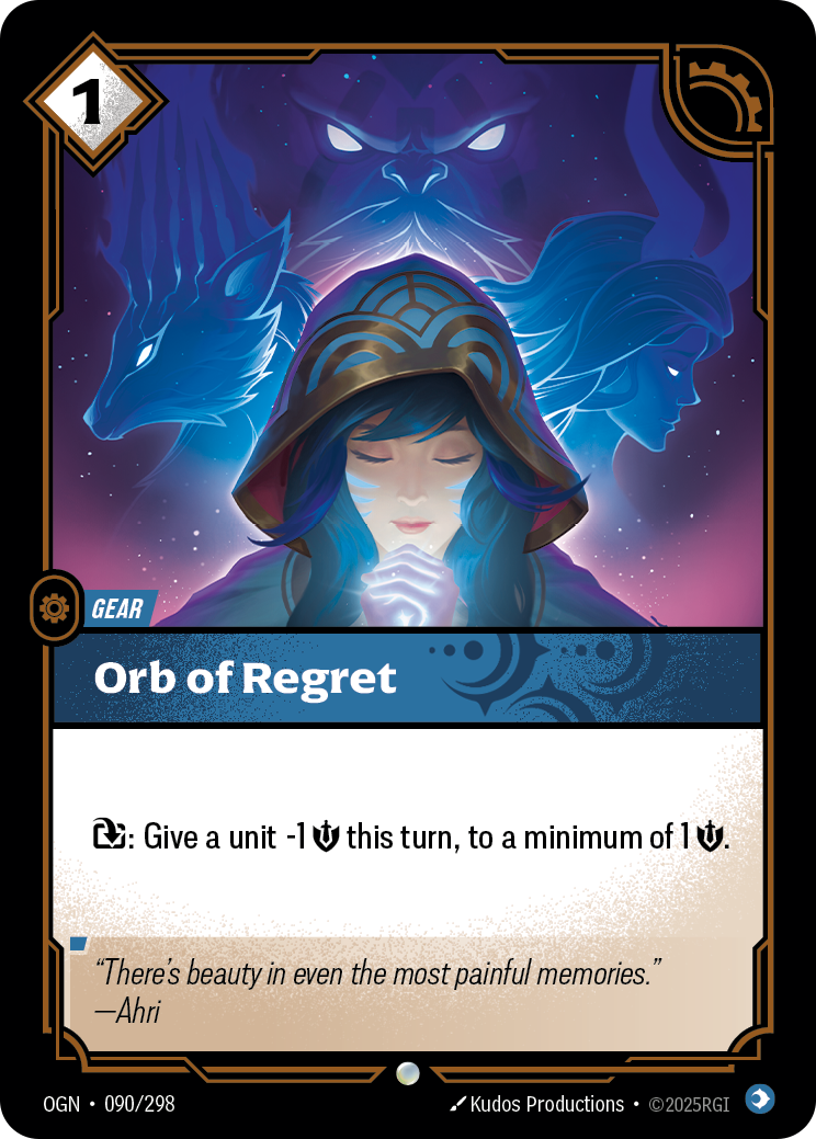 Orb of Regret - OGN 090/298 Chinese Version