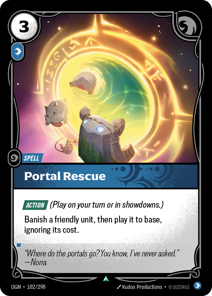 Portal Rescue - OGN 102/298 Chinese Version