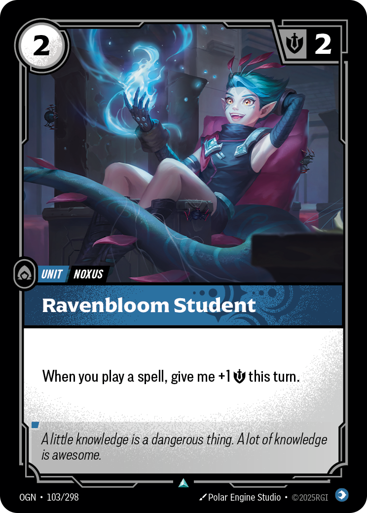 Ravenbloom Student - OGN 103/298 Chinese Version