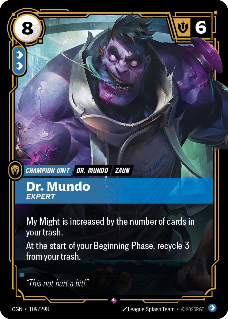 Dr. Mundo - OGN 109/298 Chinese Version