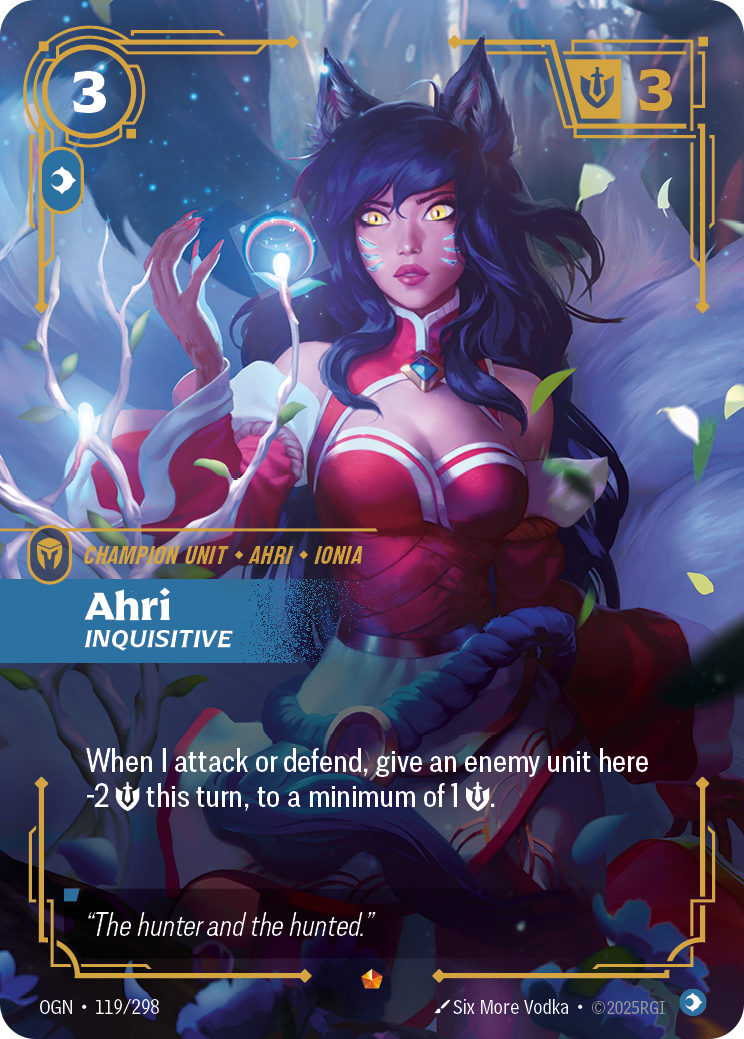 Ahri - OGN 119/298 Chinese Version