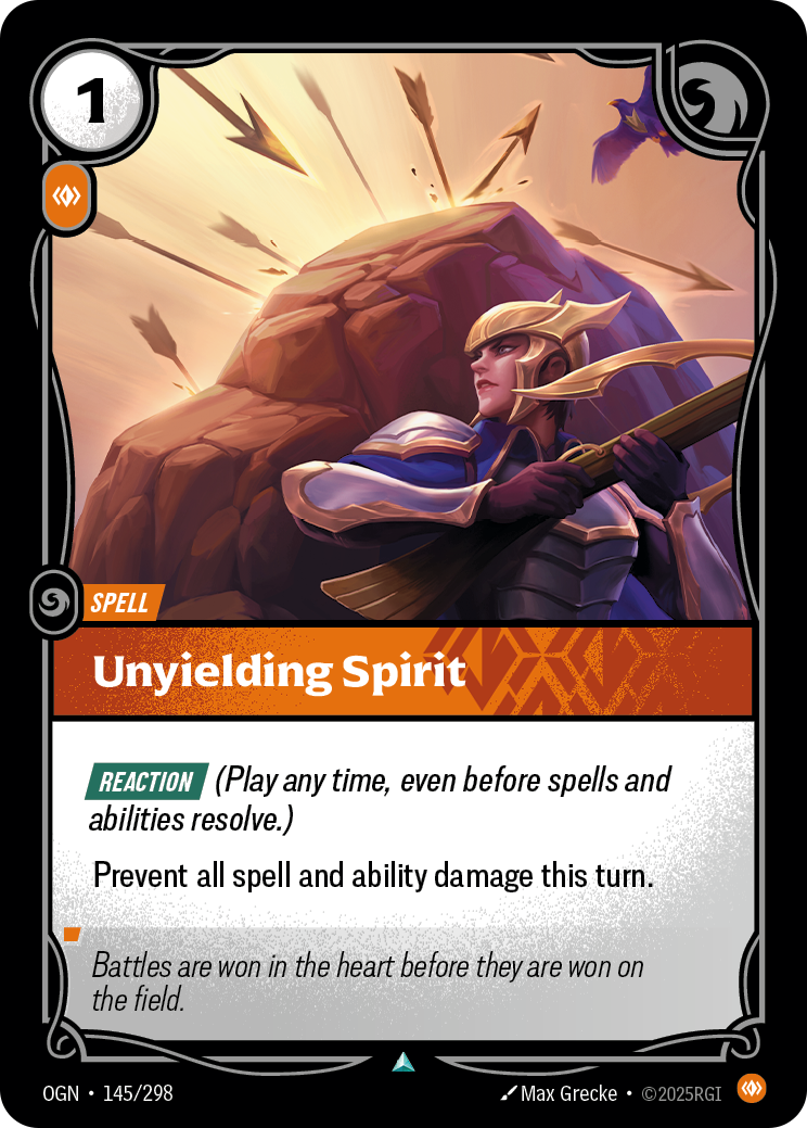 Unyielding Spirit - OGN 145/298 Chinese Version