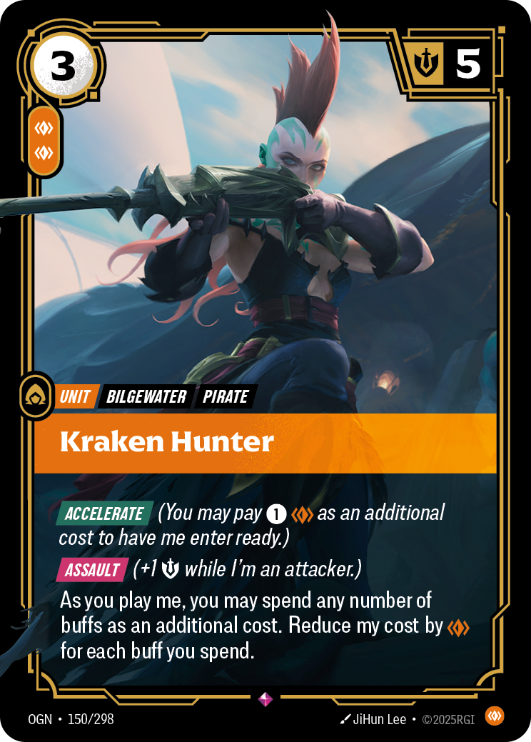 Kraken Hunter - OGN 150/298 Chinese Version