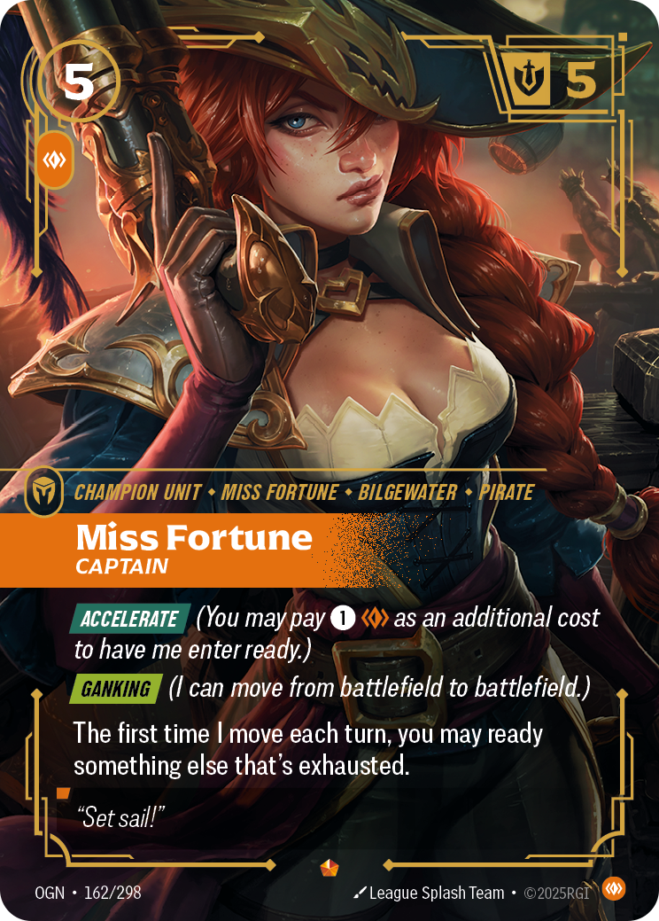 Miss Fortune - OGN 162/298 Chinese Version