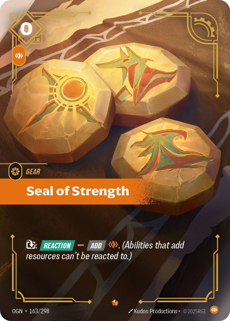 Seal of Strength - OGN 163/298 Chinese Version