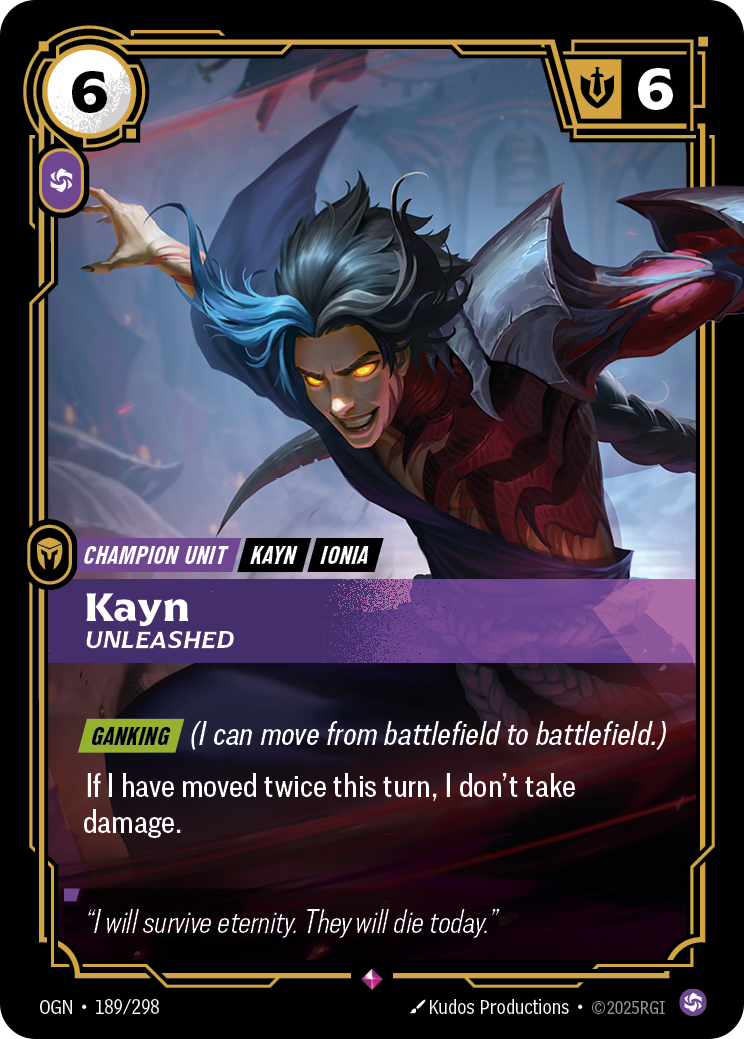 Kayn - OGN 189/298 Chinese Version