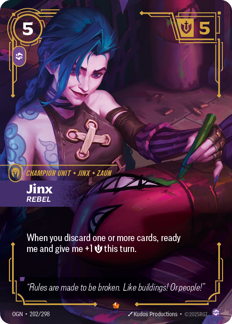 Jinx - OGN 202/298 Chinese Version