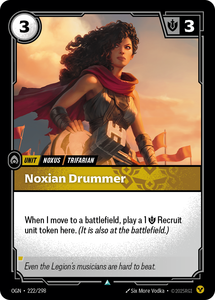 Noxian Drummer - OGN 222/298 Chinese Version