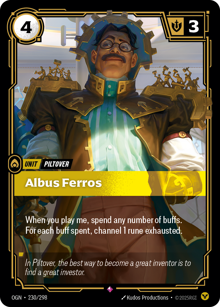 Albus Ferros - OGN 230/298 Chinese Version