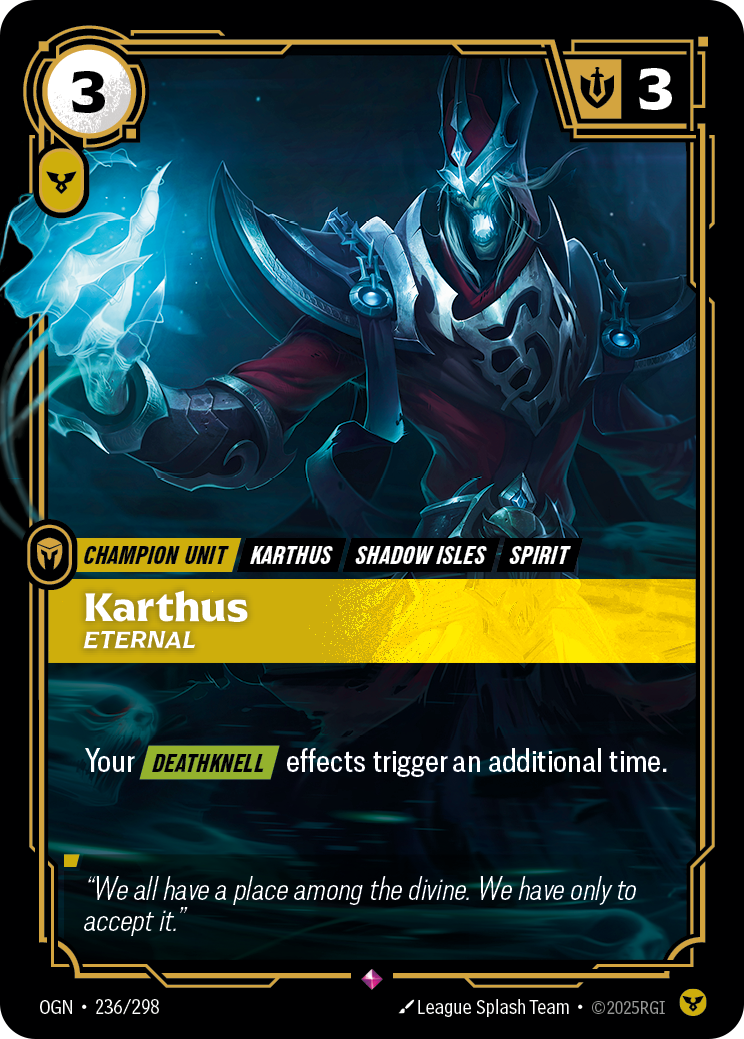 Karthus (Eternal) - OGN 236/298 Chinese Version