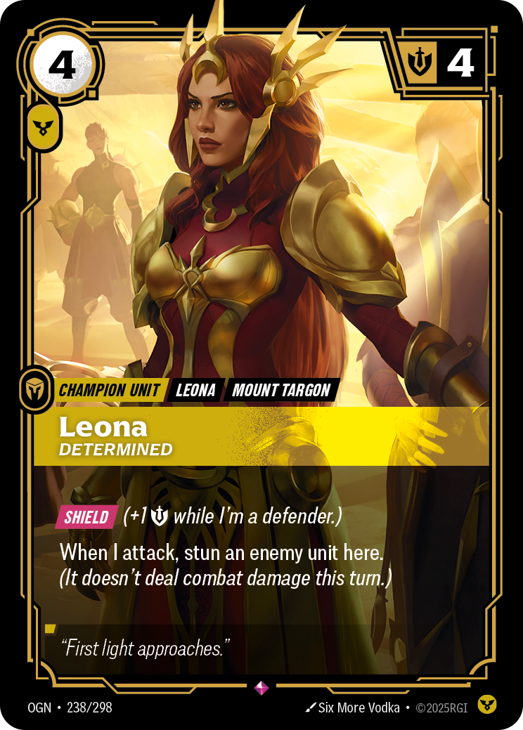 Leona (Determined) - OGN 238/298 Chinese Version