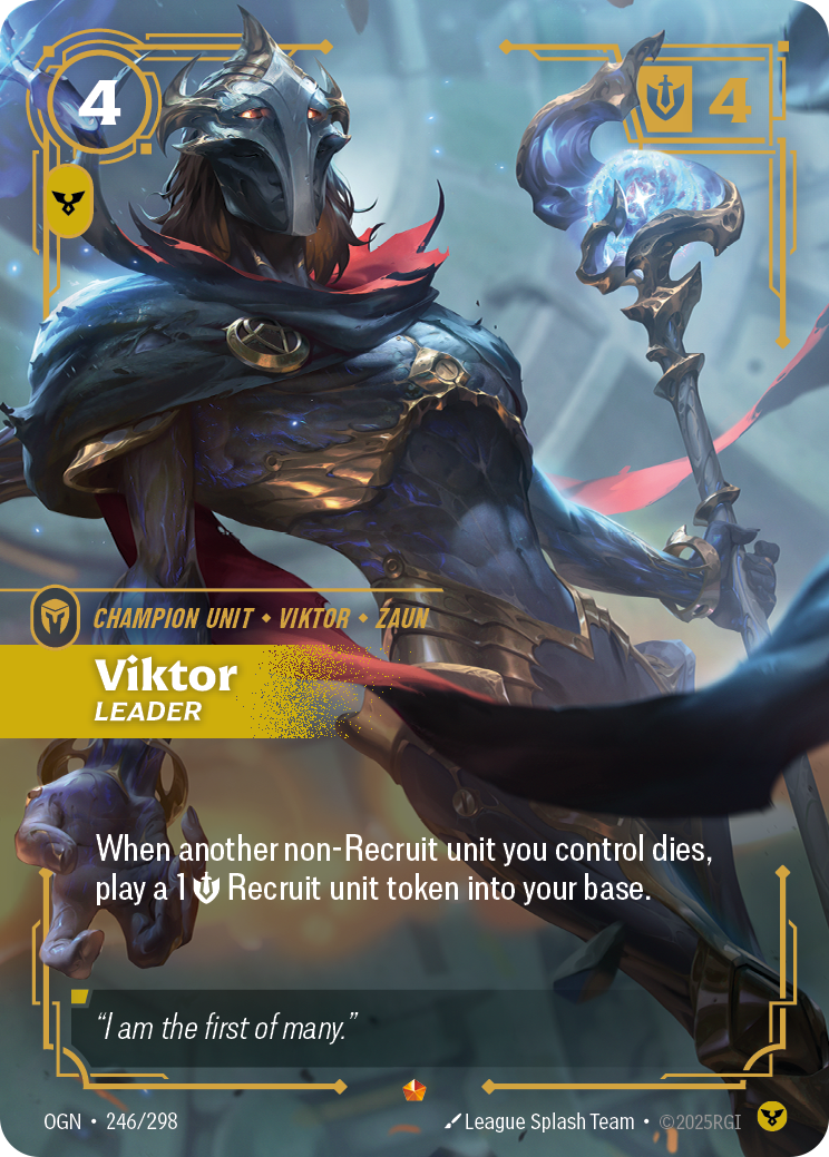 Viktor (Leader) - OGN 246/298 Chinese Version