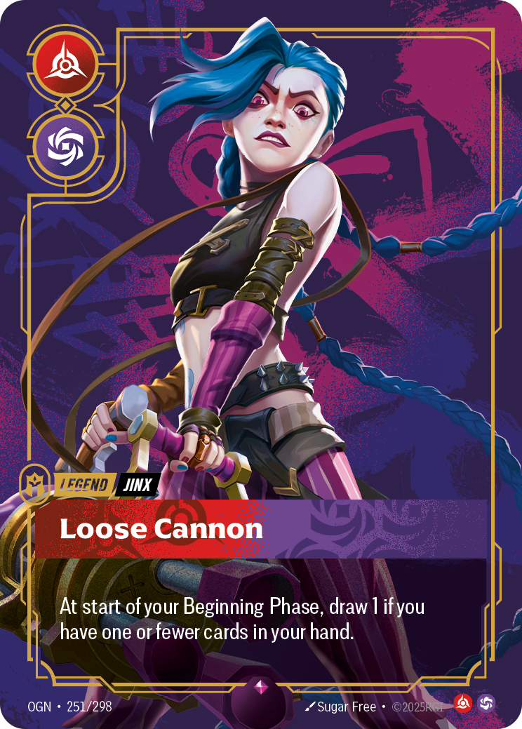 Jinx - Loose Cannon - OGN 251/298 Chinese Version