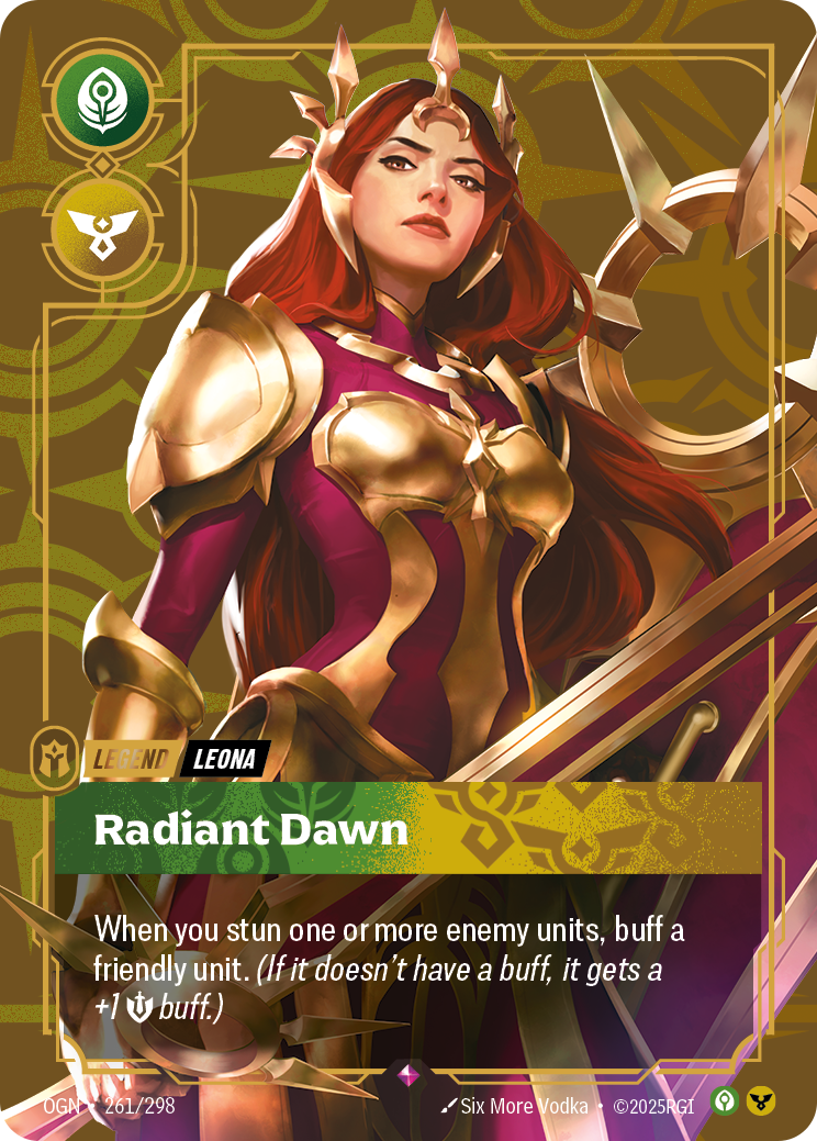 Leona - Radiant Dawn - OGN 261/298 Chinese Version