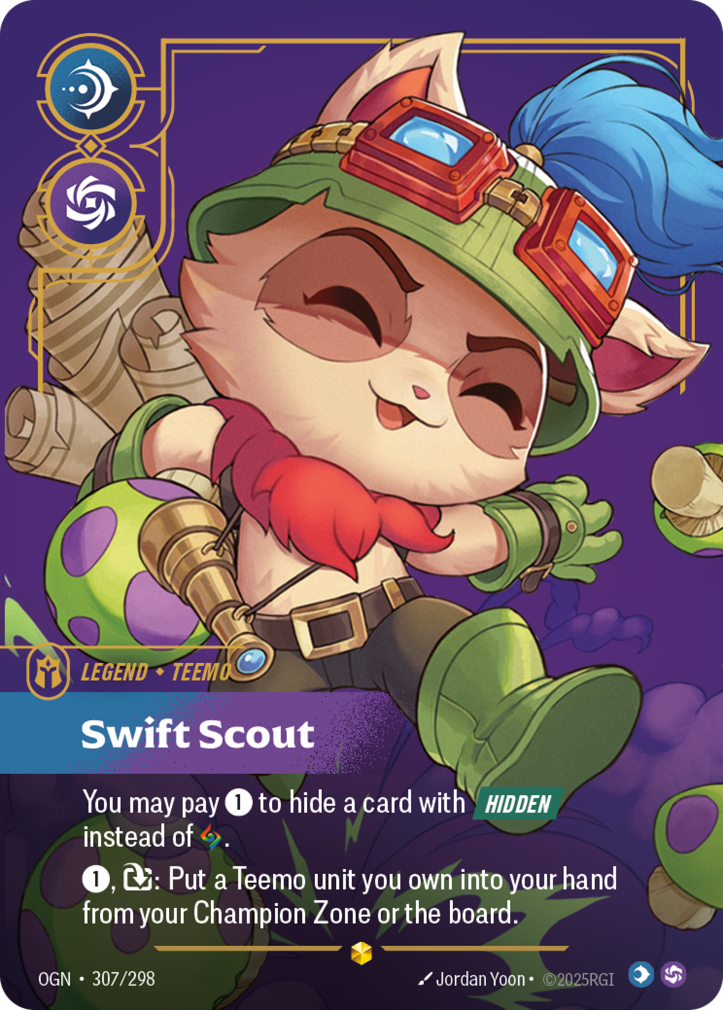 Teemo - Swift Scout - OGN 307/298 Chinese Version
