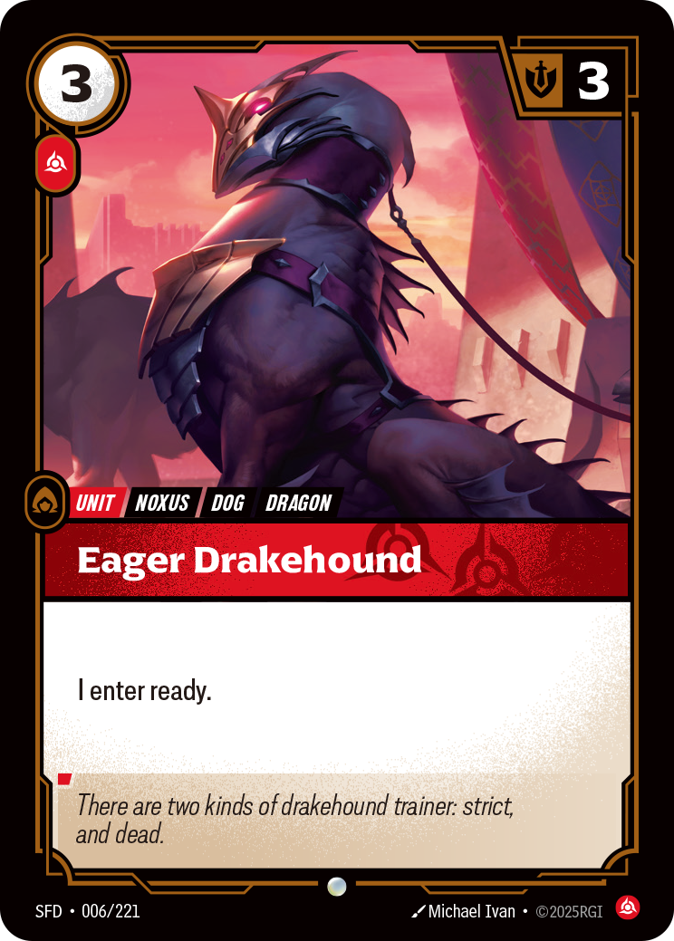 Eager Drakehound - SFD 006/221 Chinese Version