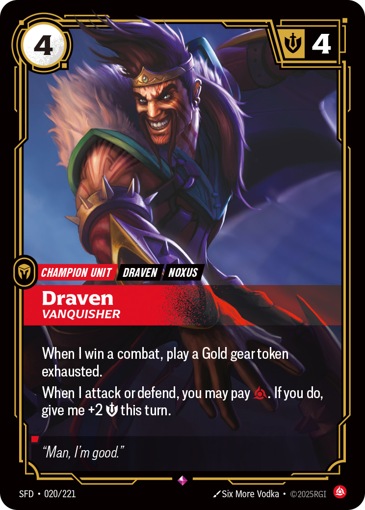 Draven - SFD 020/221 Chinese Version