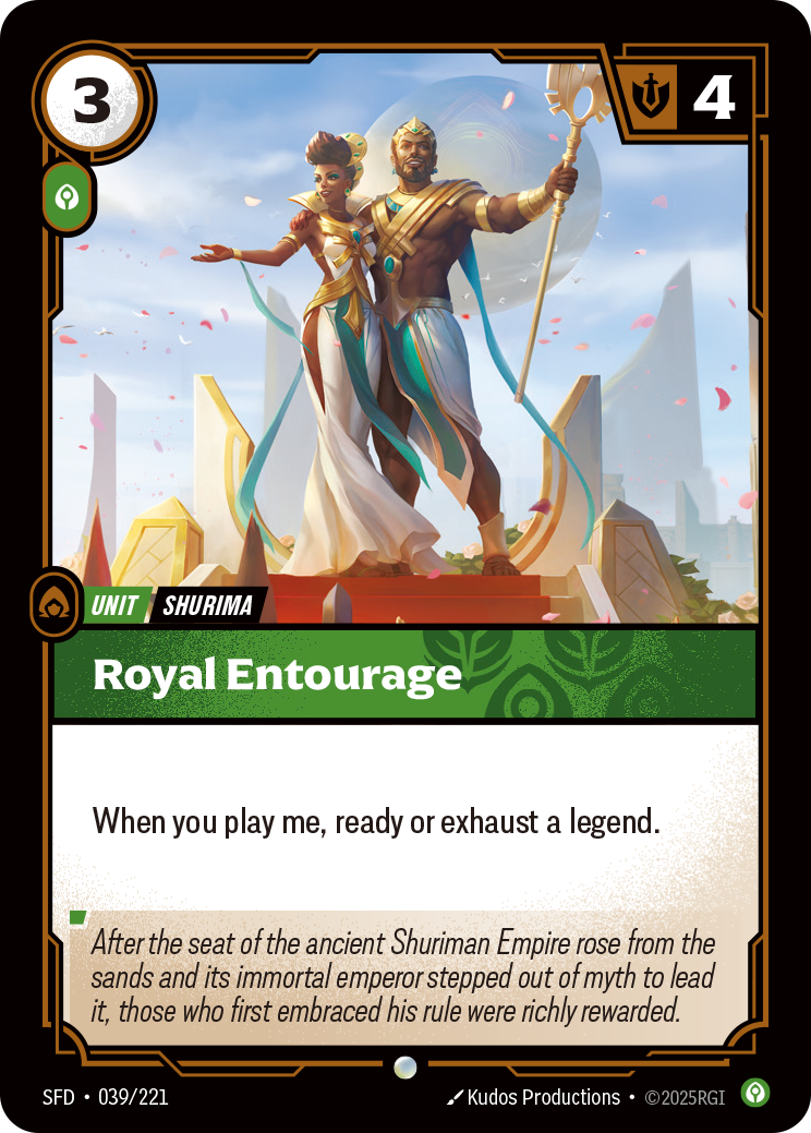Royal Entourage - SFD 039/221 Chinese Version