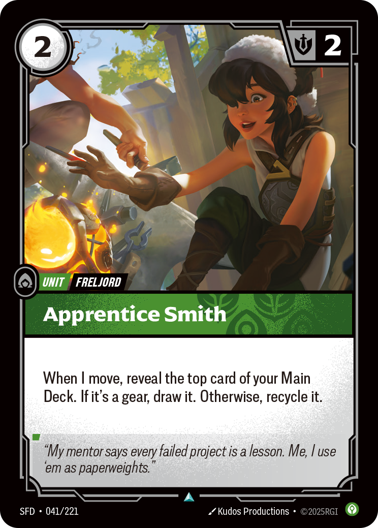 Apprentice Smith - SFD 041/221 Chinese Version