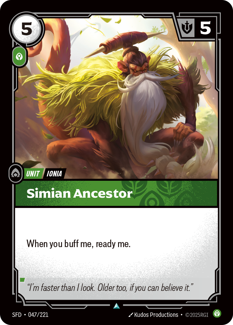 Simian Ancestor - SFD 047/221 Chinese Version
