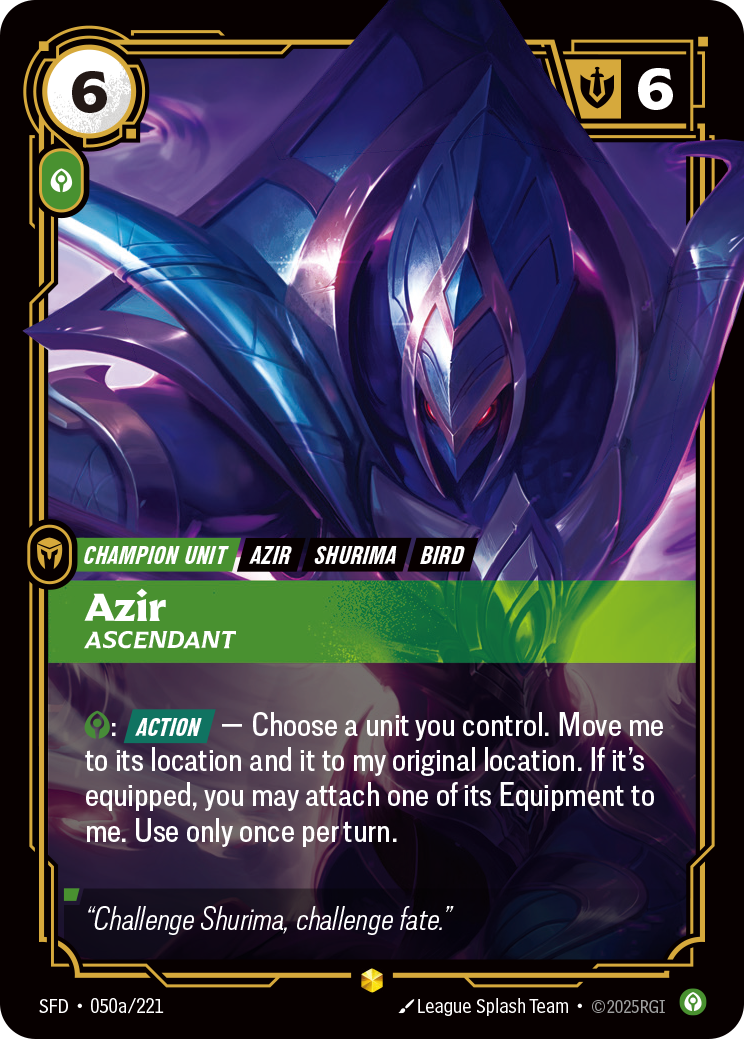 Azir - SFD 050a/221 Chinese Version