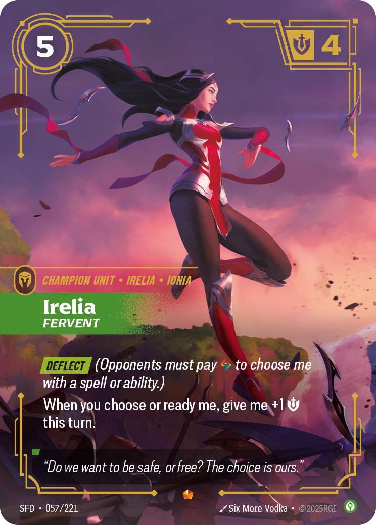 Irelia - SFD 057/221 Chinese Version