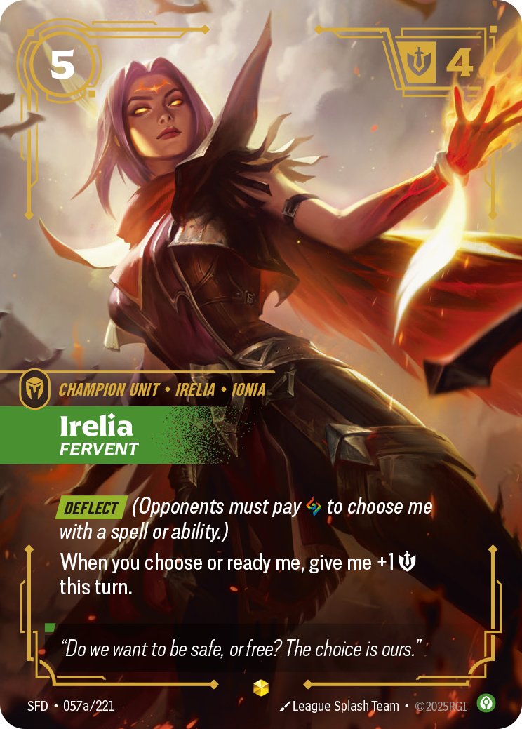 Irelia - SFD 057a/221 Chinese Version