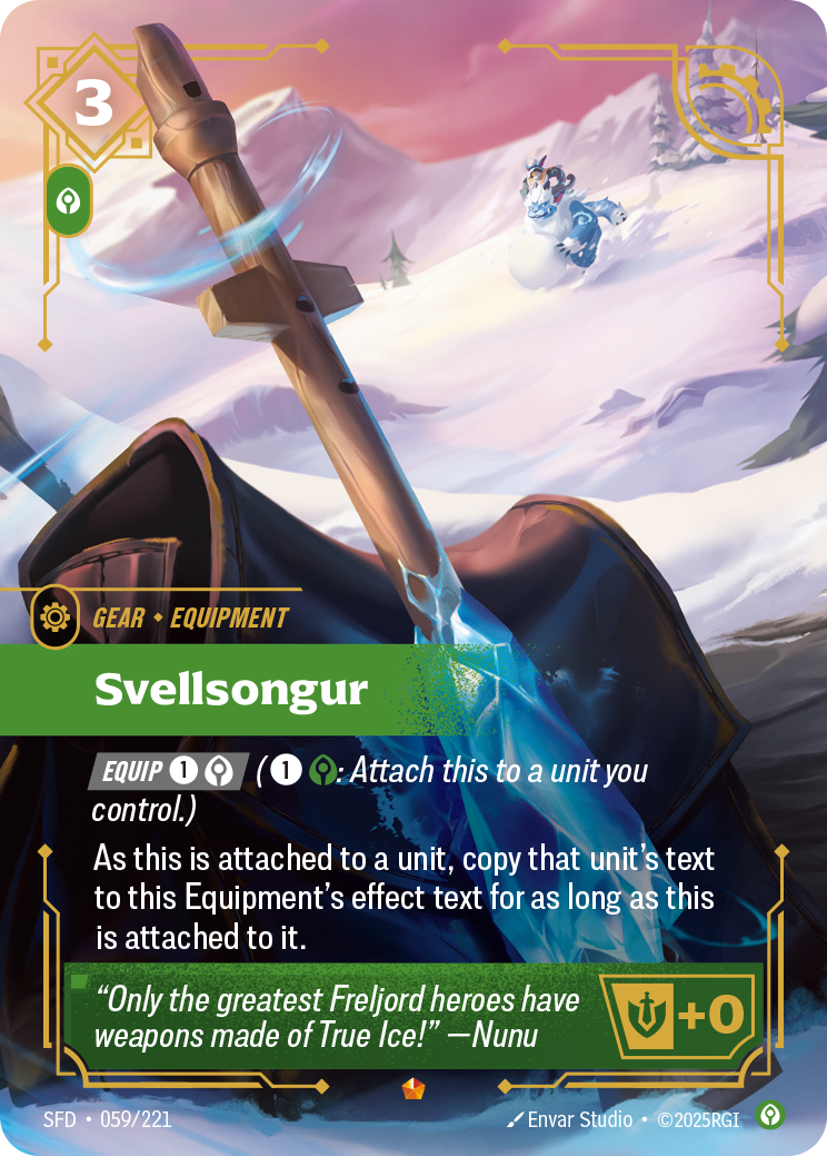 Svellsongur - SFD 059/221 Chinese Version