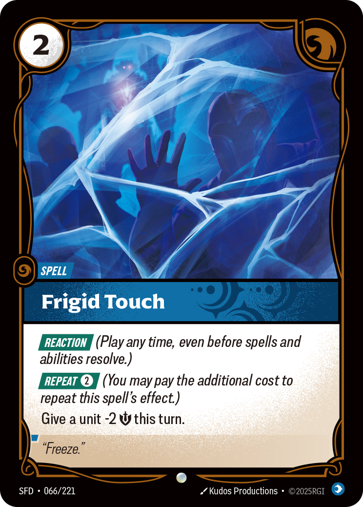 Frigid Touch - SFD 066/221 Chinese Version