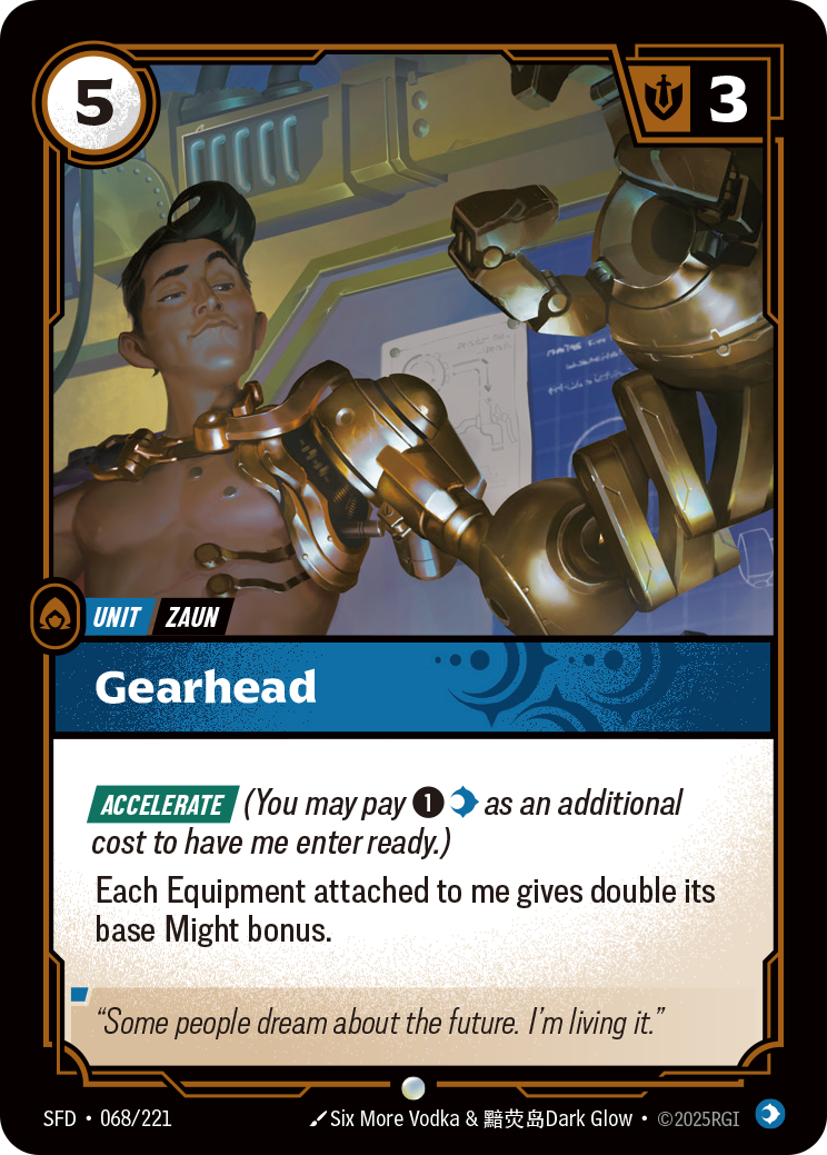 Gearhead - SFD 068/221 Chinese Version