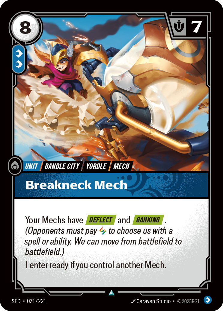 Breakneck Mech - SFD 071/221 Chinese Version