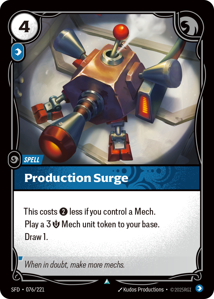 Production Surge - SFD 076/221 Chinese Version