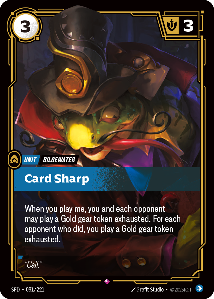 Card Sharp - SFD 081/221 Chinese Version