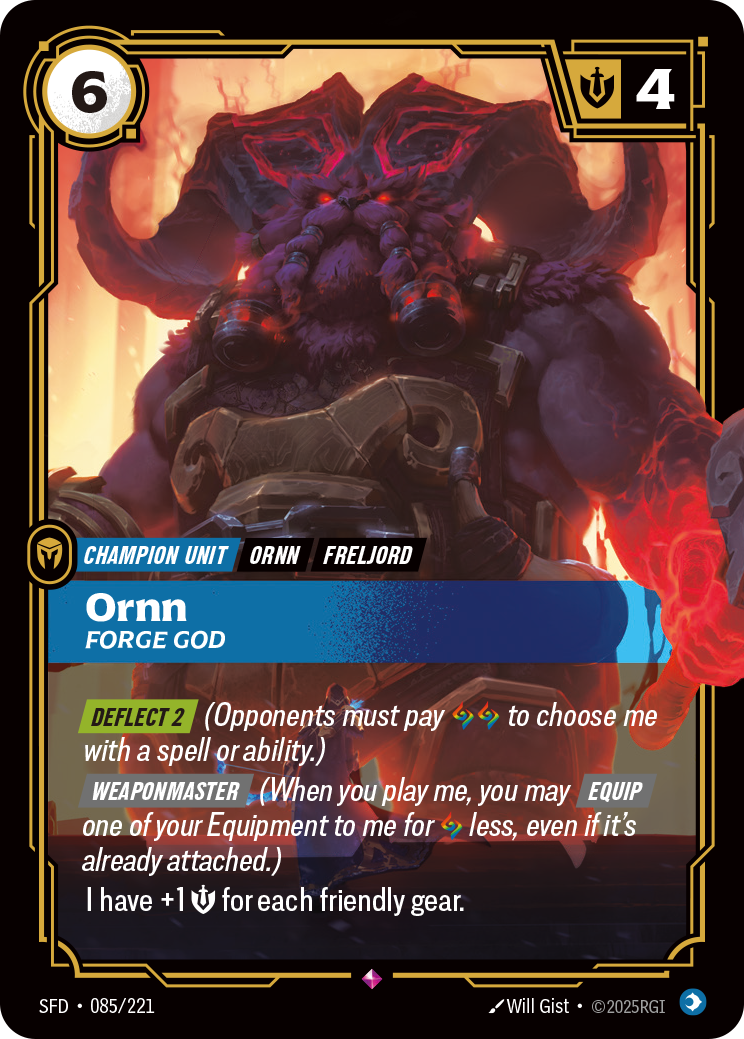 Ornn - SFD 085/221 Chinese Version