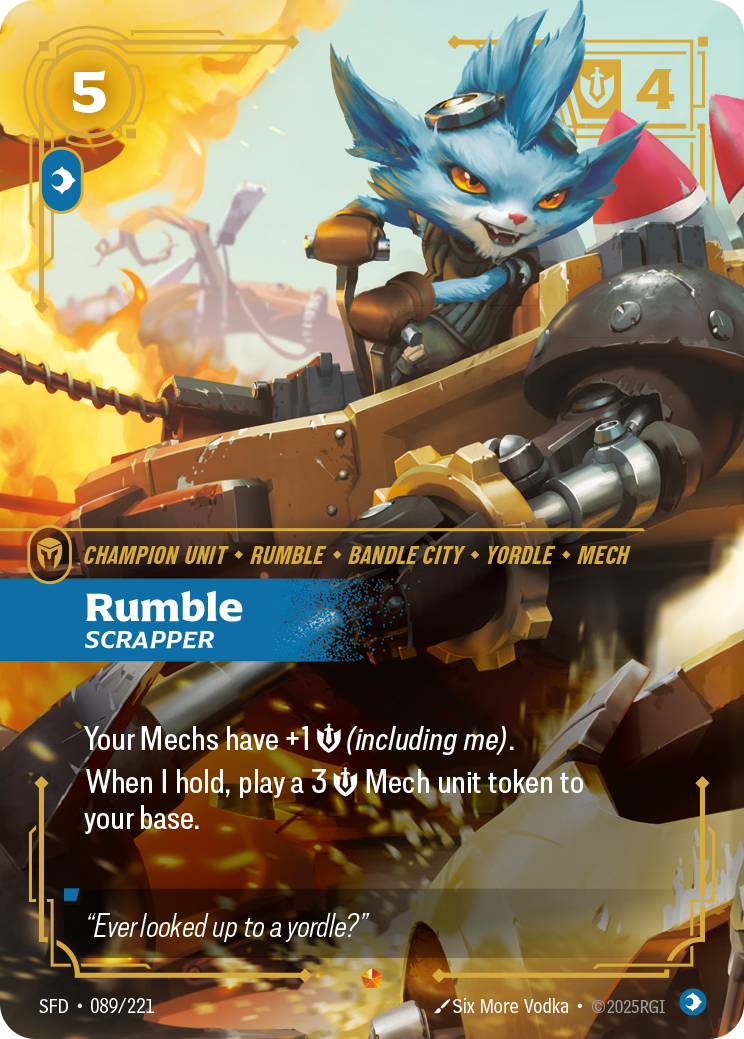 Rumble - SFD 089/221 Chinese Version