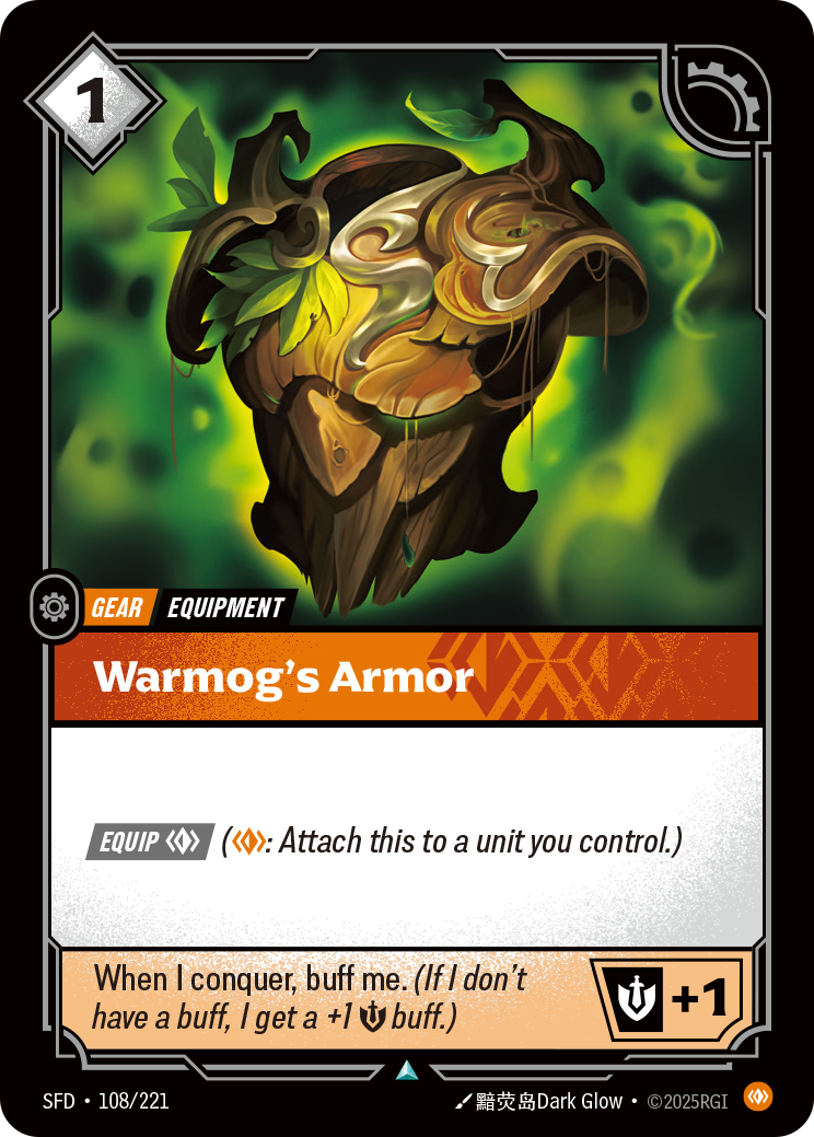 Warmog's Armor - SFD 108/221 Chinese Version