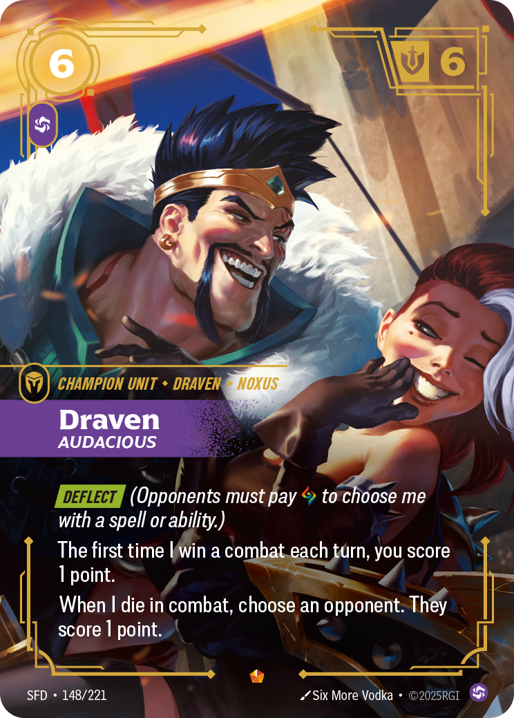 Draven - Audacious SFD 148/221 Chinese Version