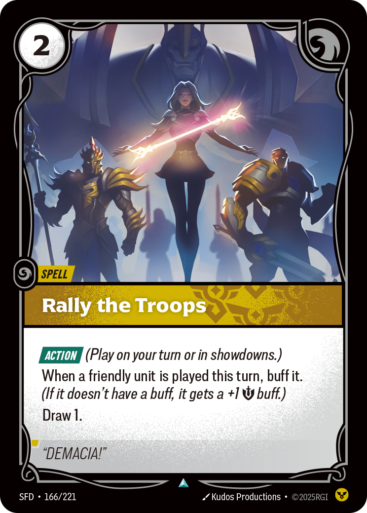 Rally the Troops SFD 166/221 Chinese Version