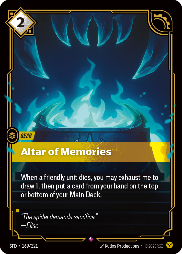 Altar of Memories SFD 169/221 Chinese Version