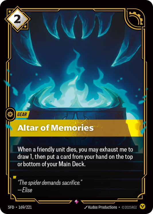 Altar of Memories SFD 169/221 Chinese Version