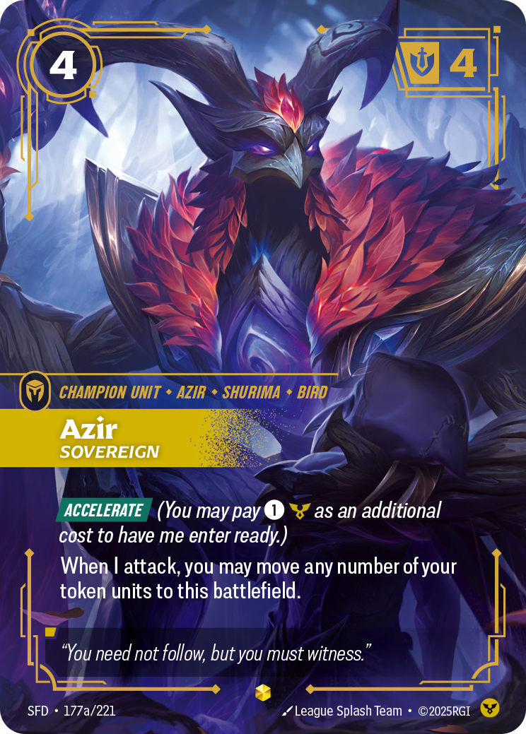 Azir - Sovereign SFD 177a/221 Chinese Version