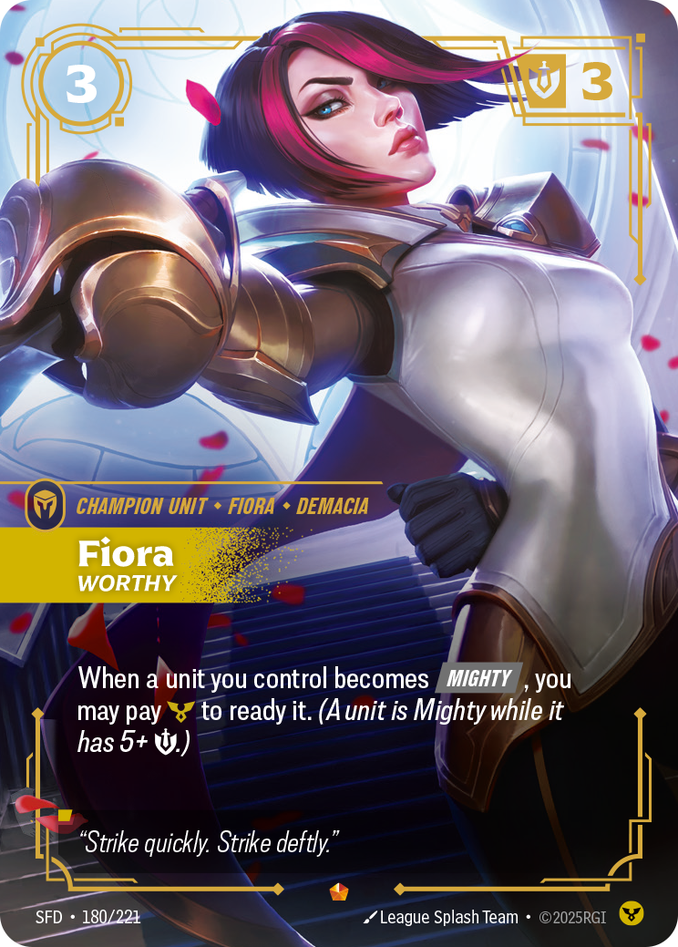 Fiora - Worthy SFD 180/221 Chinese Version