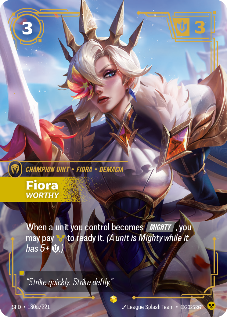 Fiora - Worthy SFD 180a/221 Chinese Version