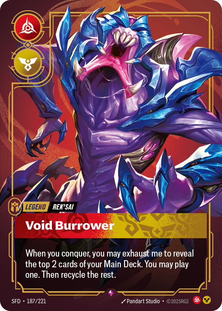 Void Burrower SFD 187/221 Chinese Version
