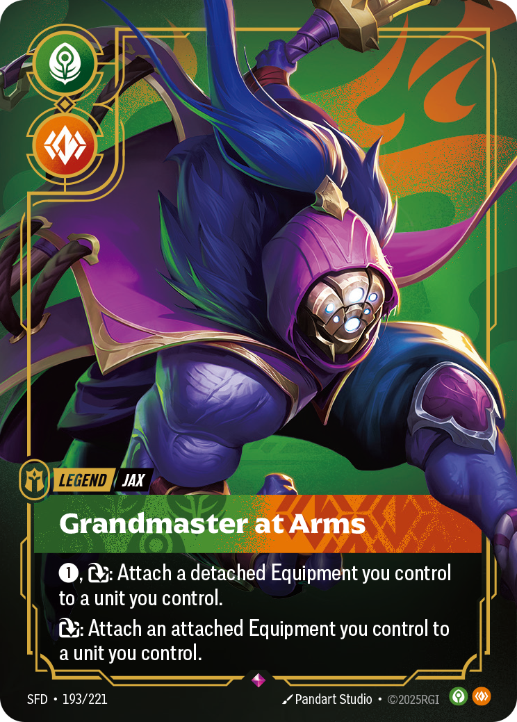 Grandmaster at Arms SFD 193/221 Chinese Version