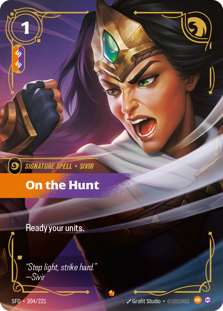 On the Hunt SFD 204/221 Chinese Version