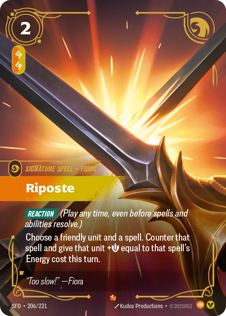 Riposte SFD 206/221 Chinese Version